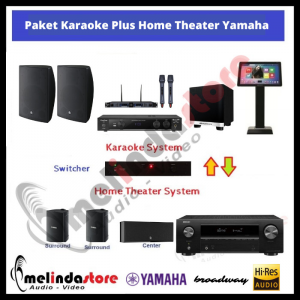 Paket Karaoke Plus Home Theater Yamaha - With Touchscreen
